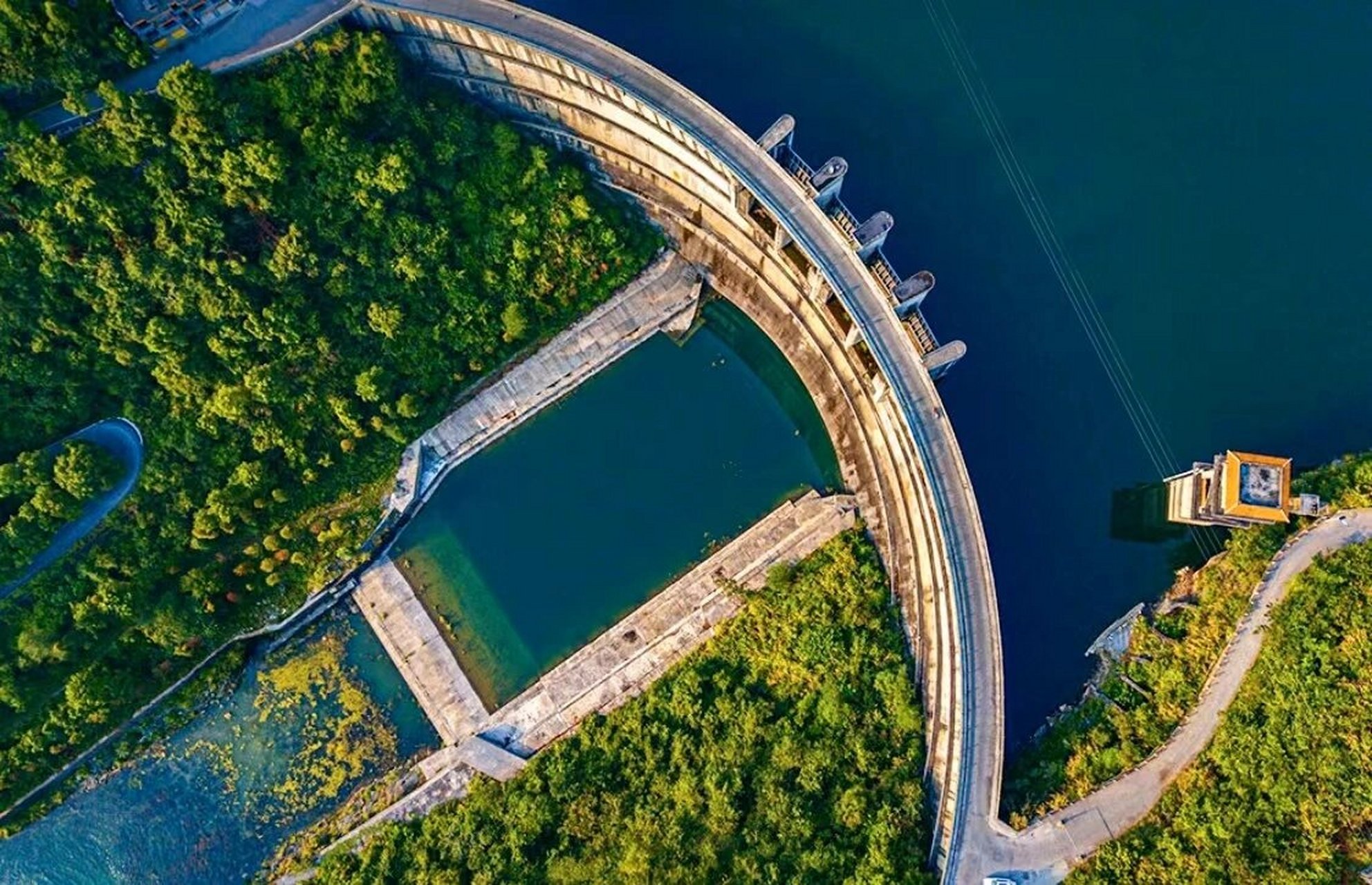 湖南凤凰|无人机航拍长潭岗水库            长潭岗水库