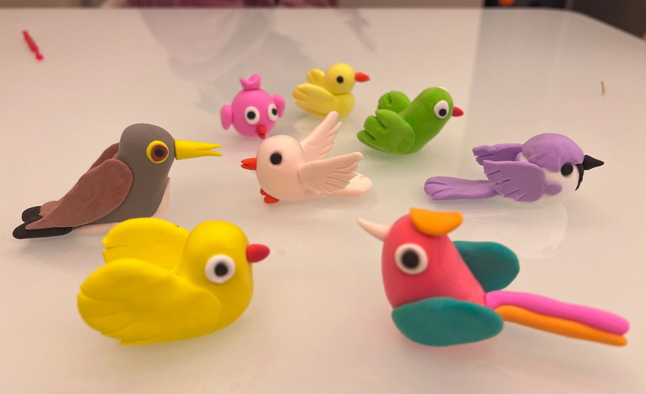 亲子手工作品———《幸福的小鸟》 收集并实践了小红98上几乎所有