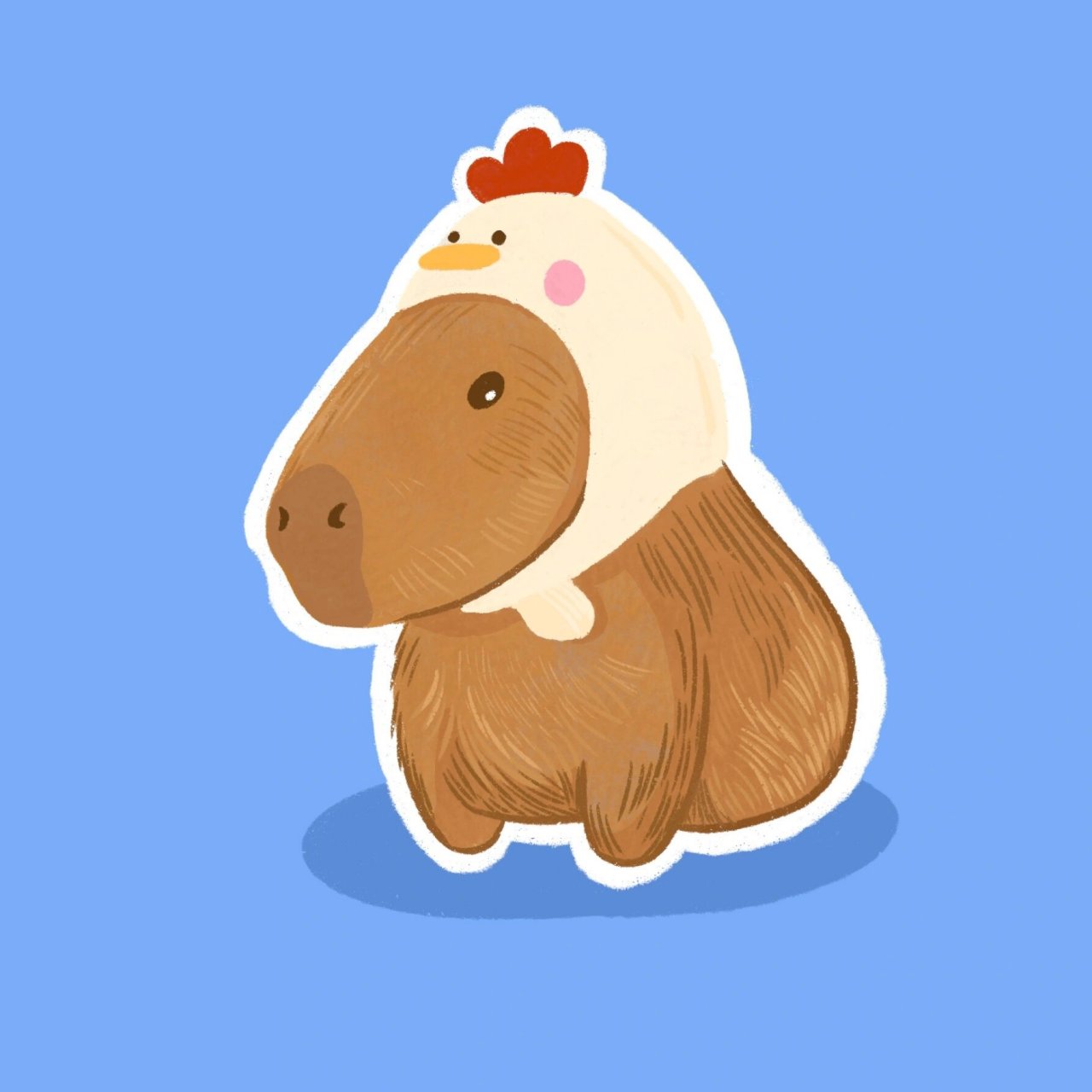 原创头像95水豚也太太太可爱了吧95水豚图鉴 不是 这么可爱的卡皮