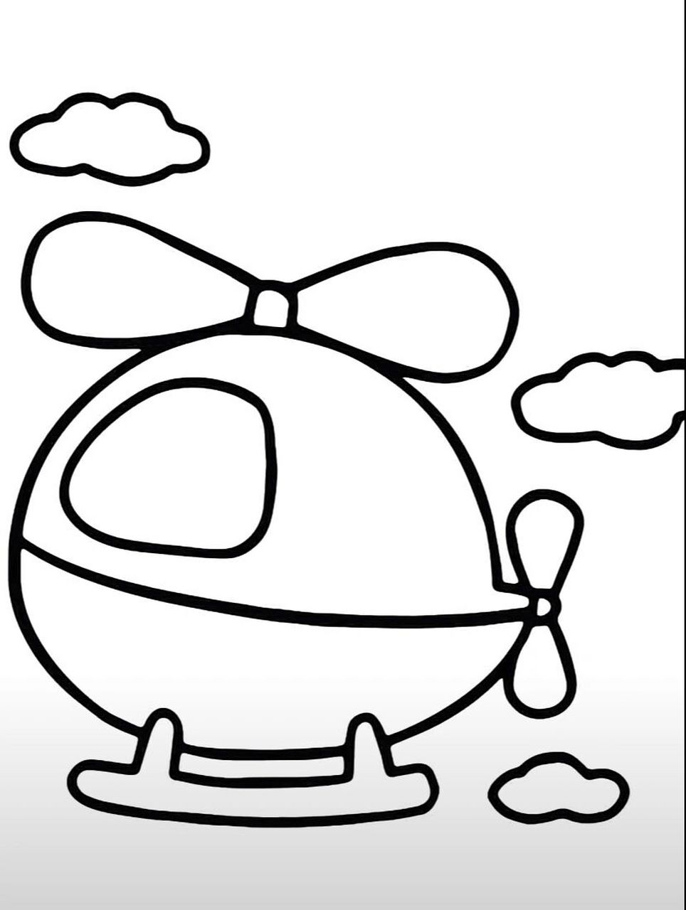 幼儿园3-4岁小,中班涂色简笔画 幼儿园简笔画涂色素材 9315截图