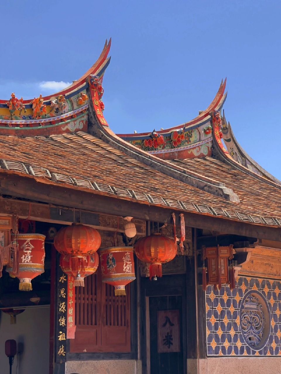 福建漳州·埭美古村|碧水环绕的闽南水乡99 五月末,顶着正午时分的