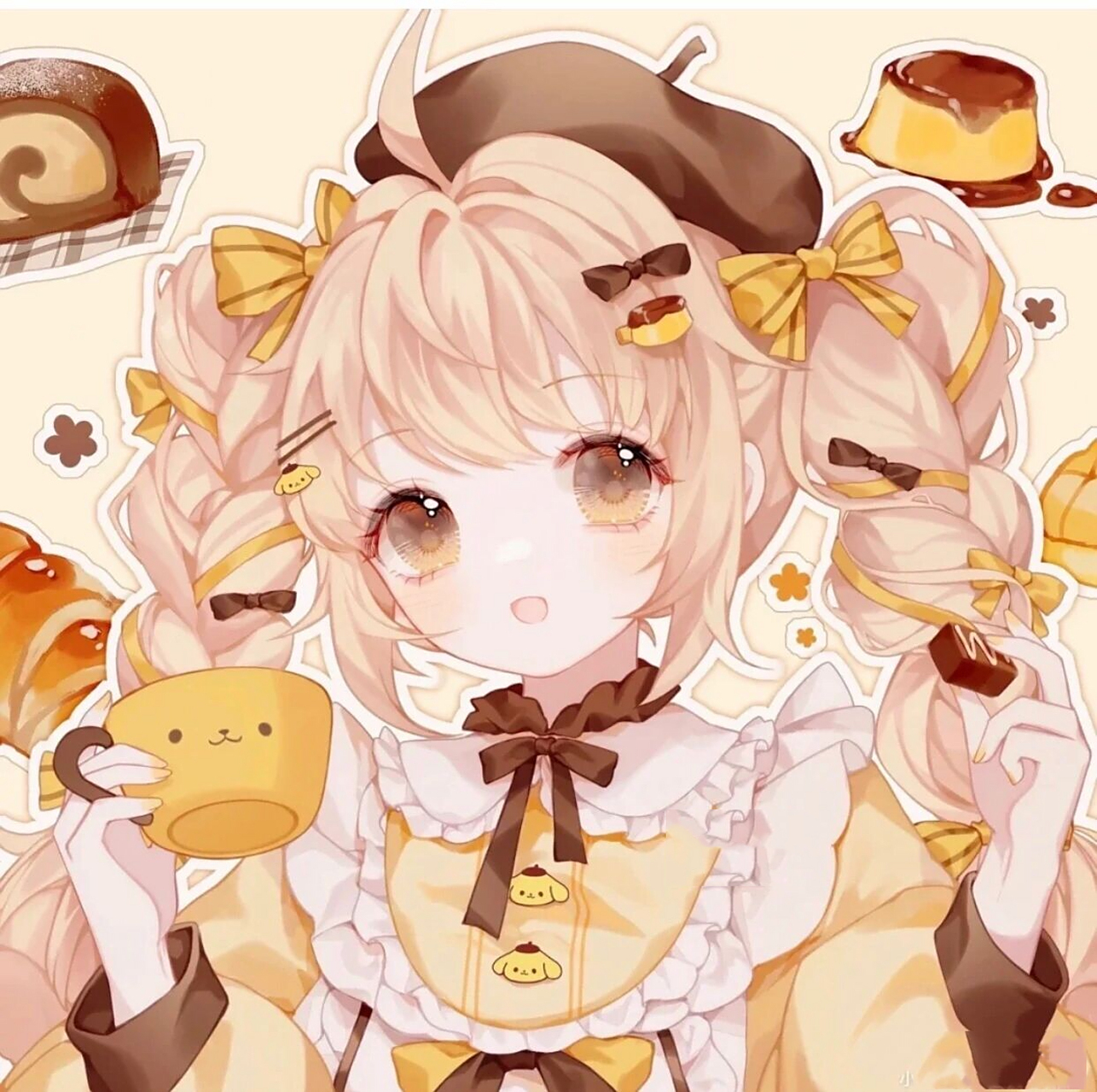 可爱的布丁狗头像来了!