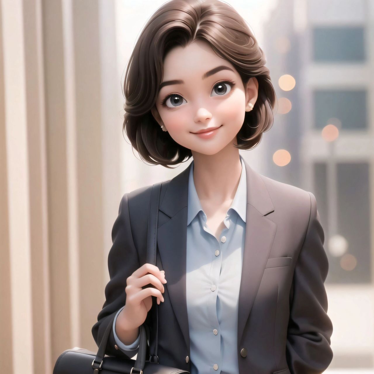 女生头像99超赞的短发职业头像合集