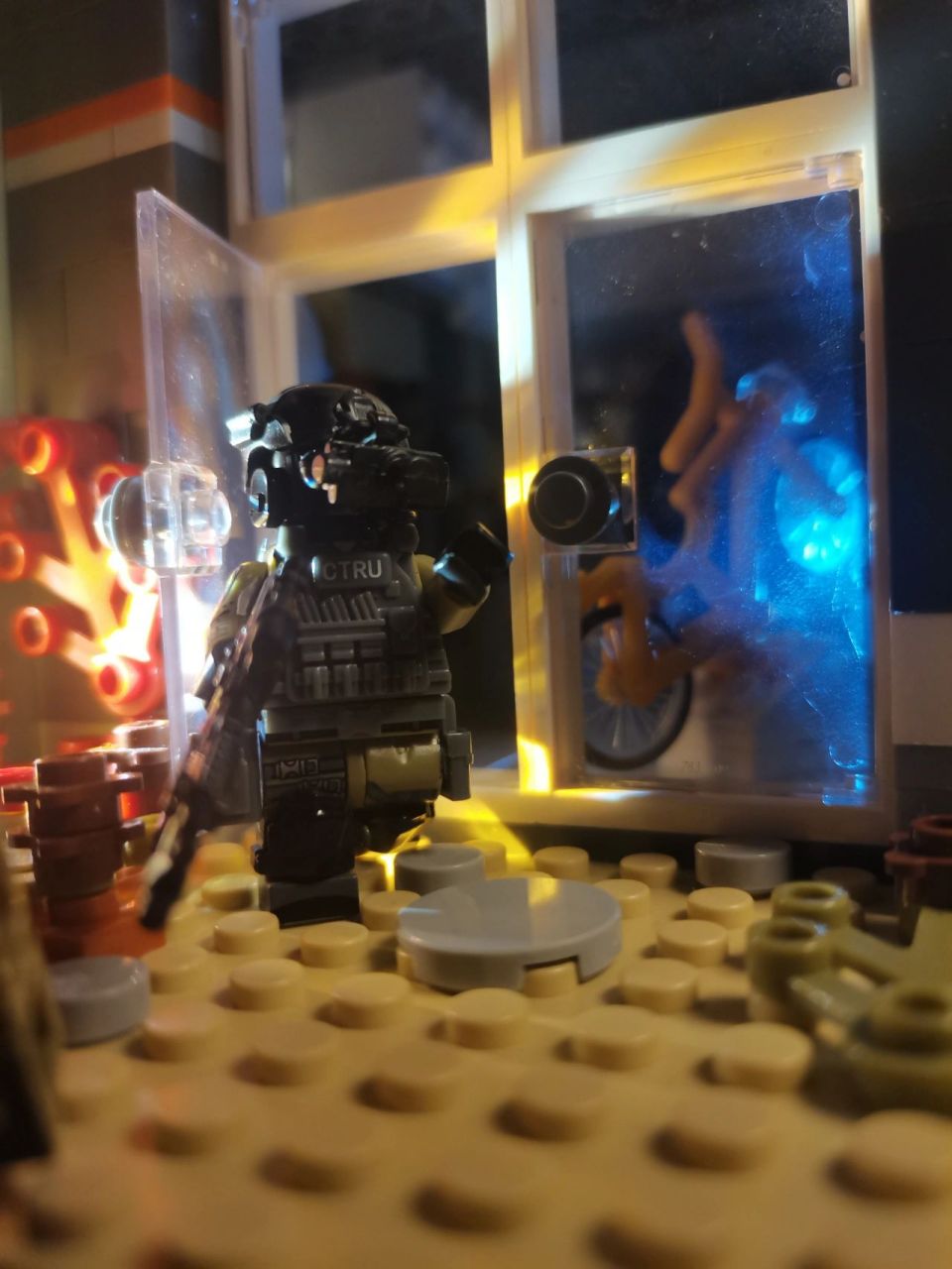 乐高香港ctru特警人仔 反恐特勤队(counter terrorism response unit