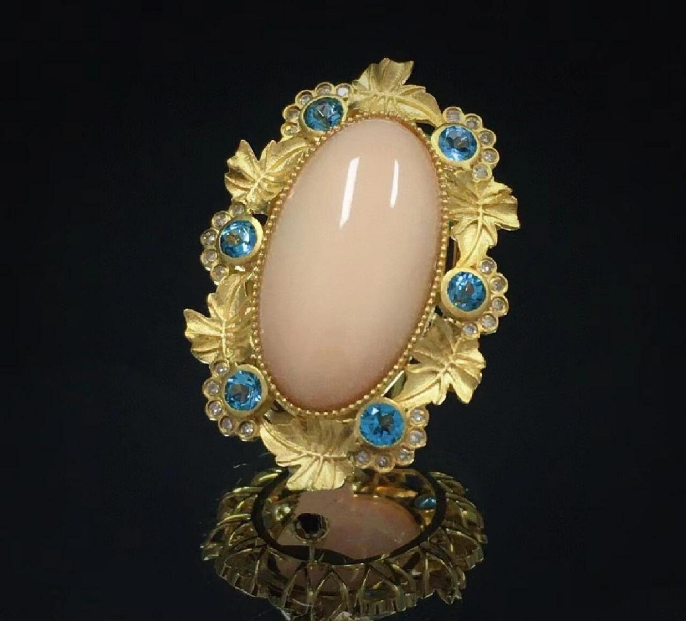 "孩儿面"是一种粉色的红珊瑚,属于莫莫(momo)珊瑚,因其颜色像小孩脸颊