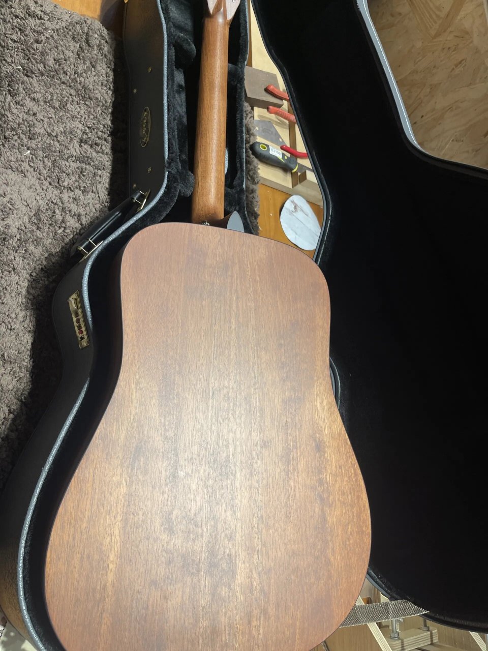 『寄卖』voki沃琪吉他a30d-e    voki沃琪吉他a30d-e全单电箱吉他