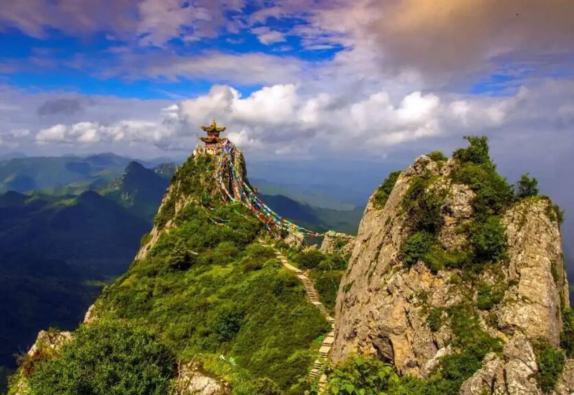 康乐县景点 康乐县 莲花山 竹子沟景区 药水峡森林公园 竹子沟 牡丹谷