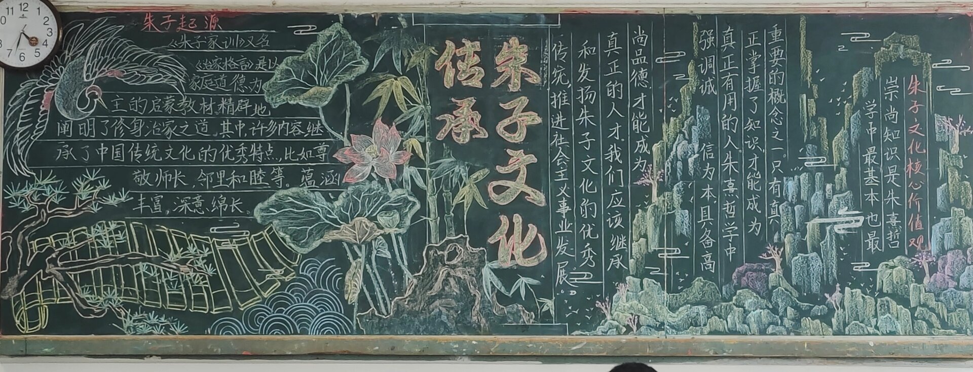 黑板报 传承朱子文化主题 新时代好少年主题 生态文明主题 我与祖国共