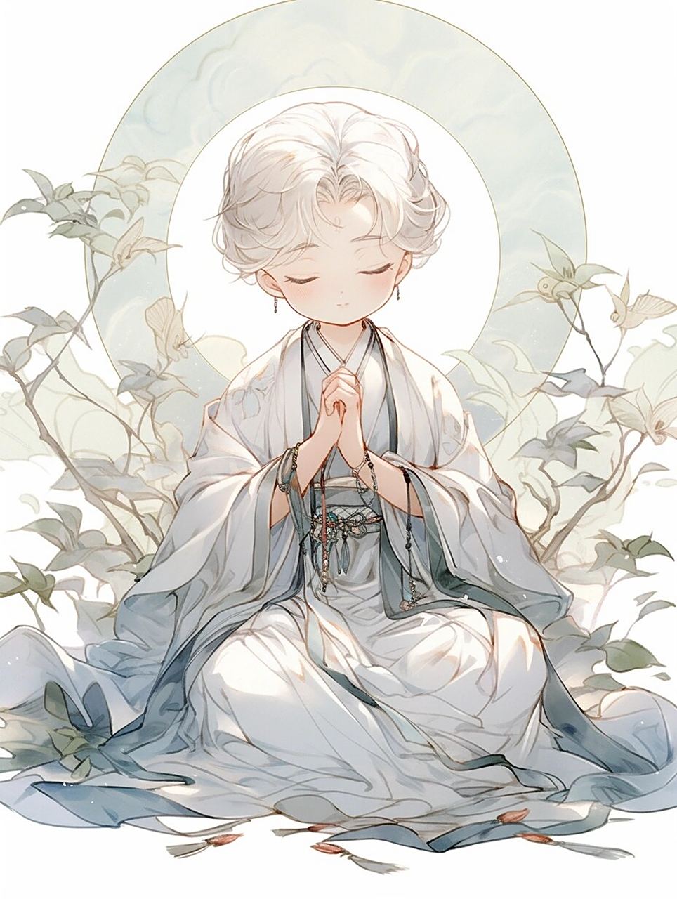 佛系男生头像 #古风头像# #古风插画# #古风头像# #男生头像# #动漫