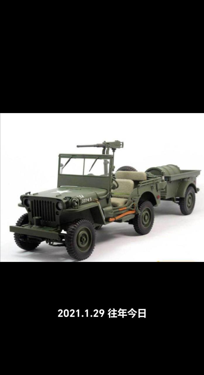 二战美军军用吉普车:威利斯吉普车.
