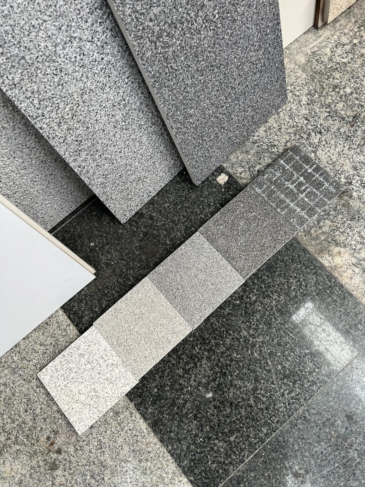 户外石英砖地铺石芝麻灰庭院地面铺设材料