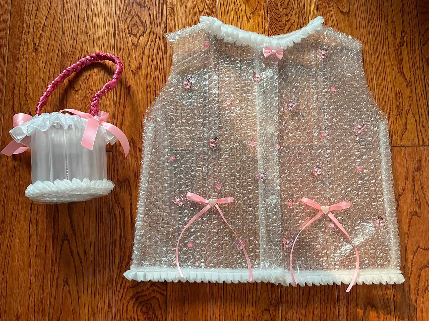 废旧物品服装制作已完成96 · 作业:六一儿童节时装秀 废旧物品服装