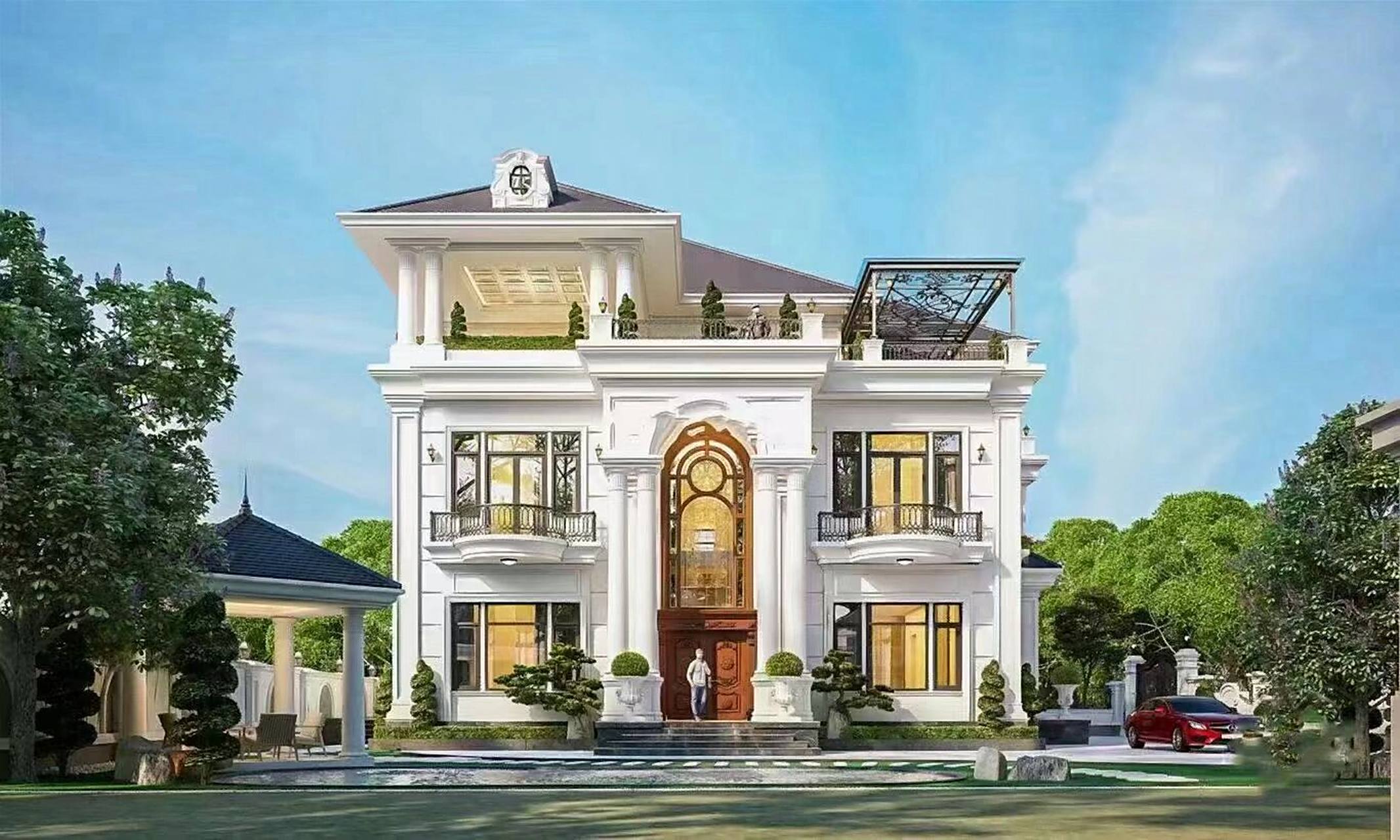 别墅外观效果图