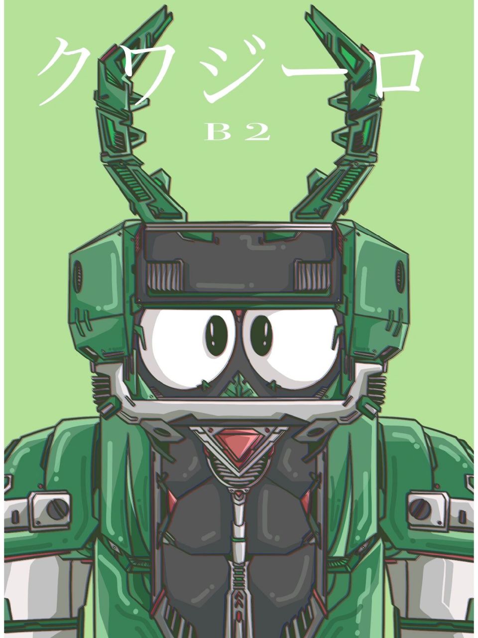 金龟次郎 #画画# #插画# #procreate# #铁甲小宝# #金龟次郎