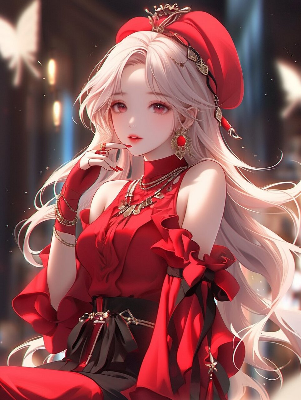 又酷又帅气女生头像壁纸