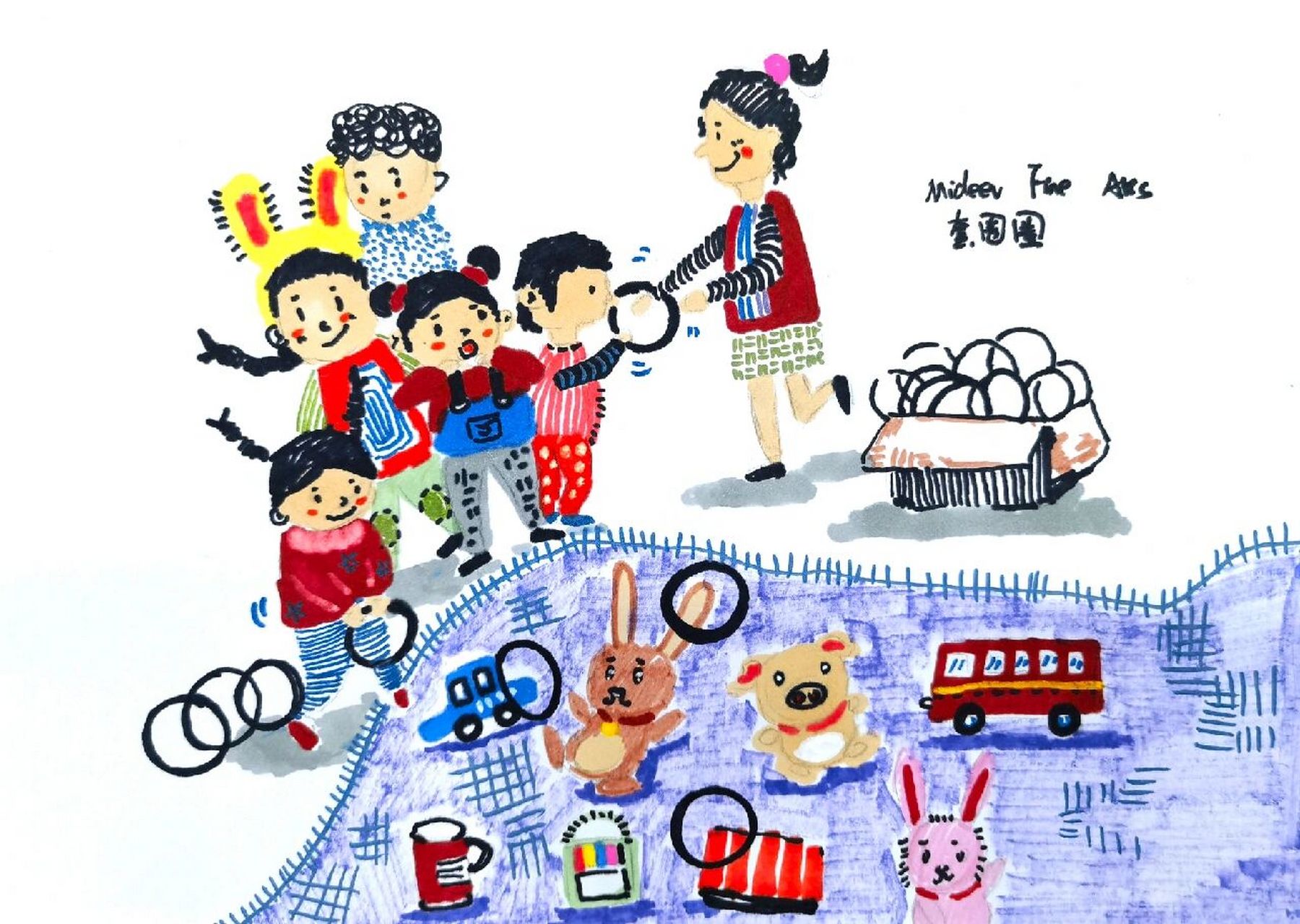 (套圈圈) 2-3年纪宝