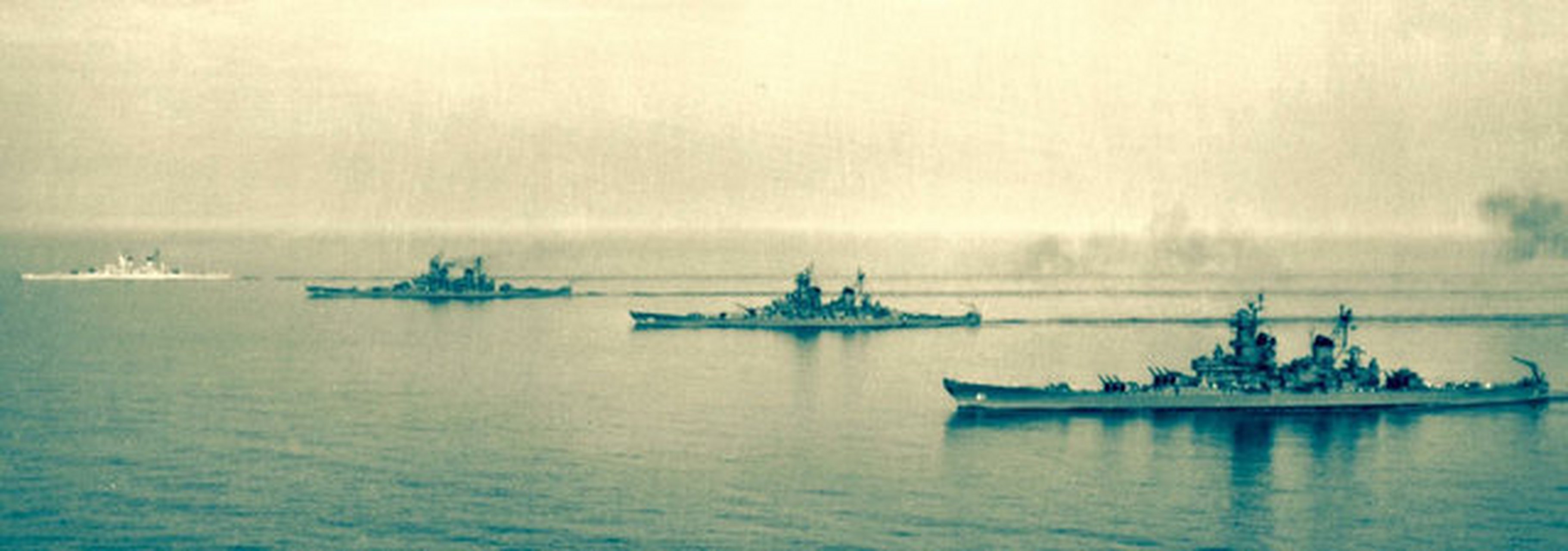 趣聊军事圈# 衣阿华级四姐妹合影