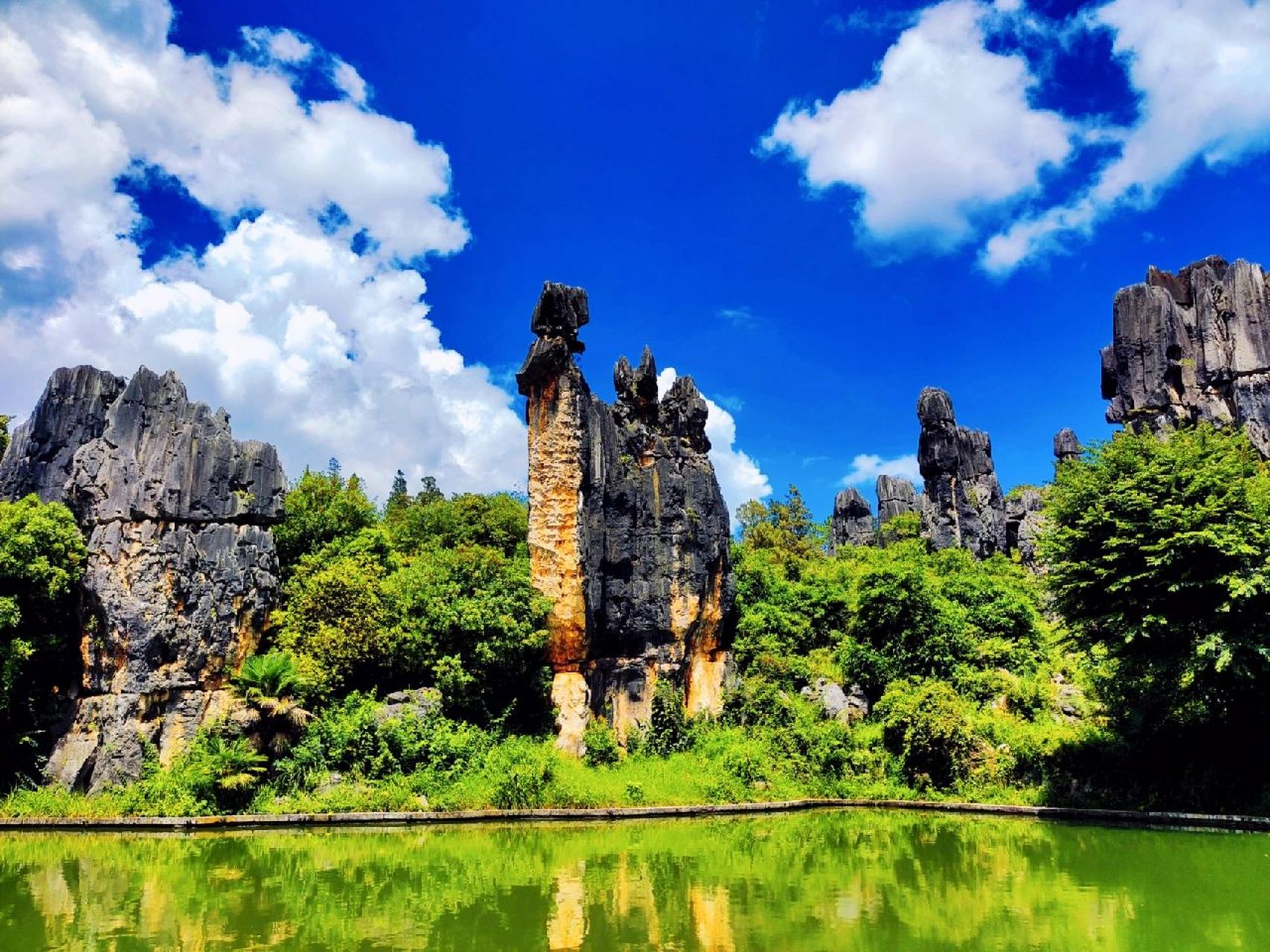 96关于【石林】 云南石林风景区位于云南省昆明市石林彝族自治县