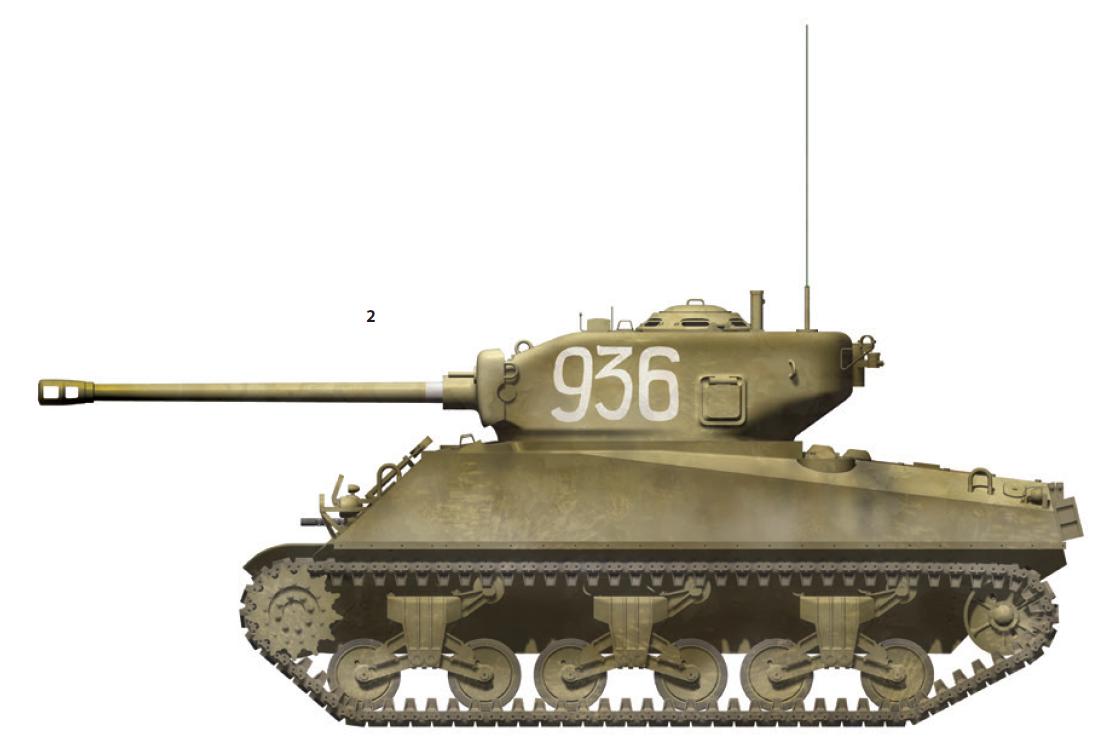 坦克界主战坦克两大鼻祖之一——谢尔曼,此坦克属苏联第九机动卫军46