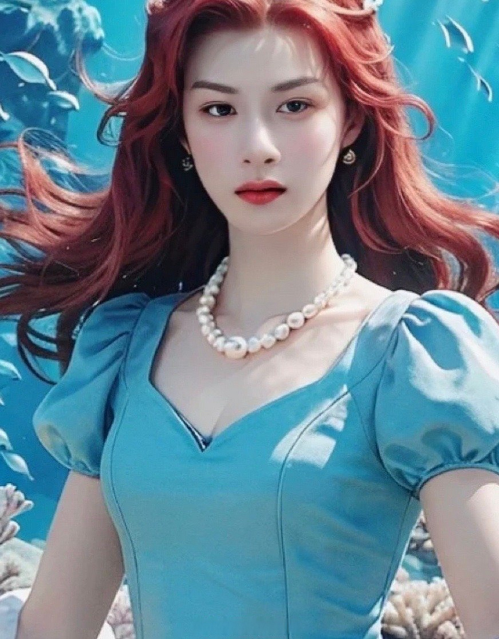 网友p的檀健次女装#檀健次女装也太好看了吧,神仙美貌小檀檀,疯咳让