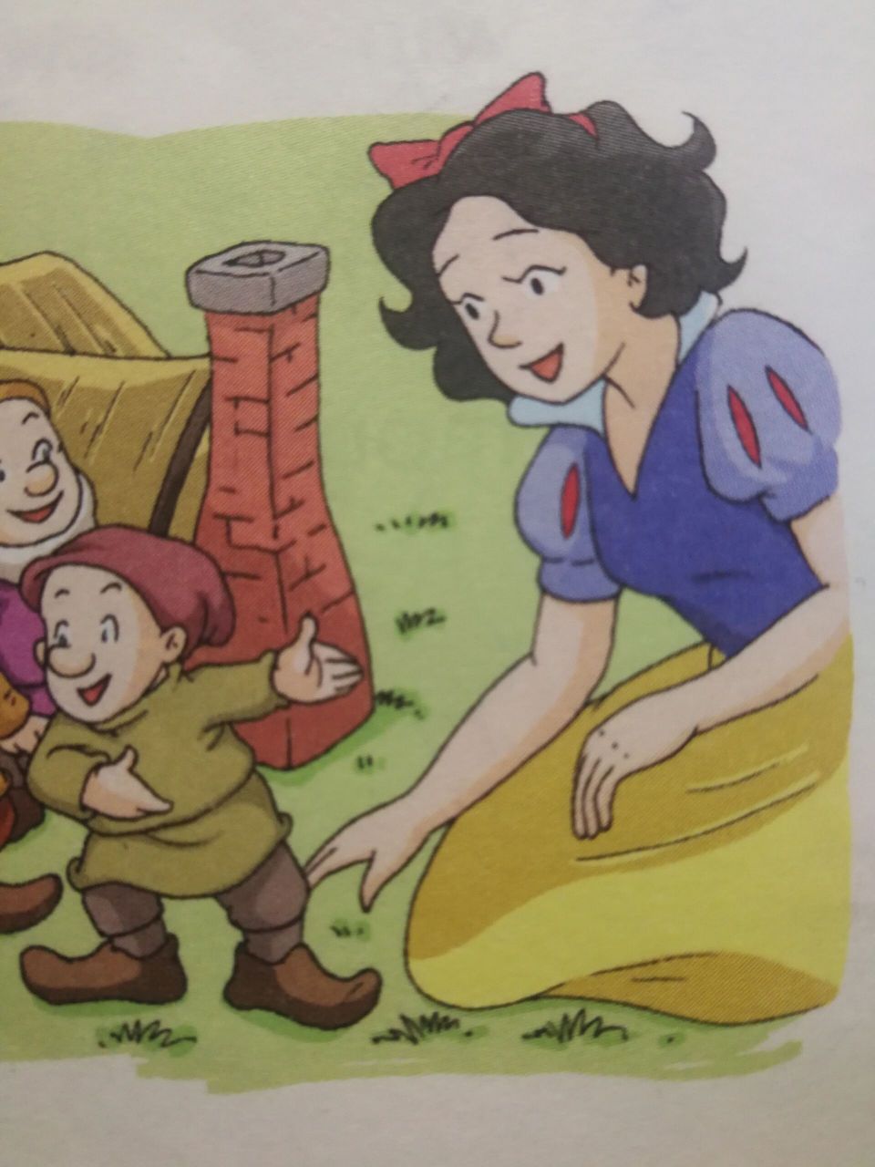 给英语书改画~ snow white 篇