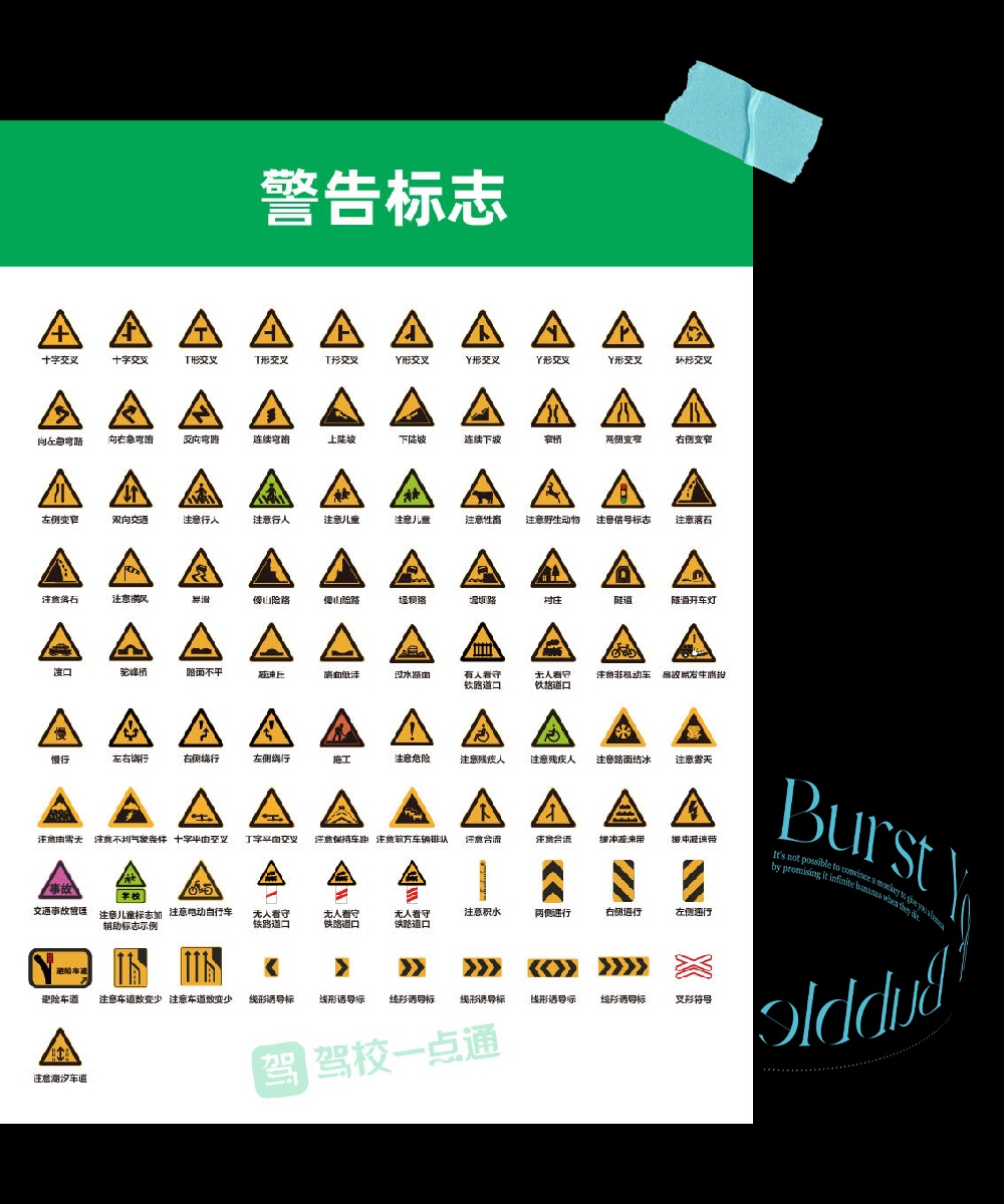 禁令标志图片及解释图片