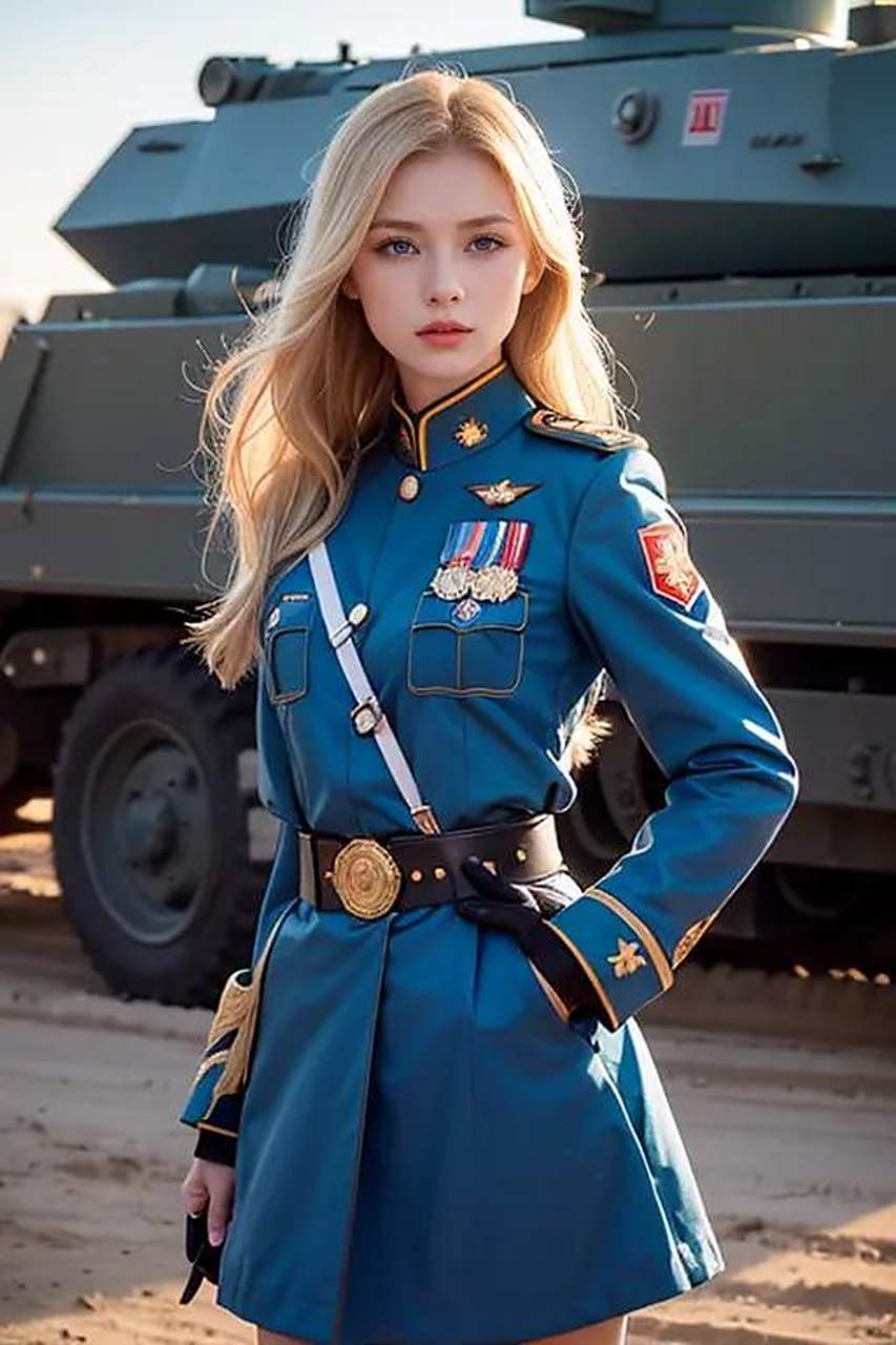 那些漂亮又有气质的战争女兵,你也会心动吗?