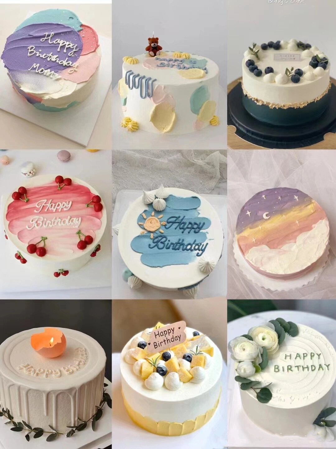 ins风简约蛋糕合集来了