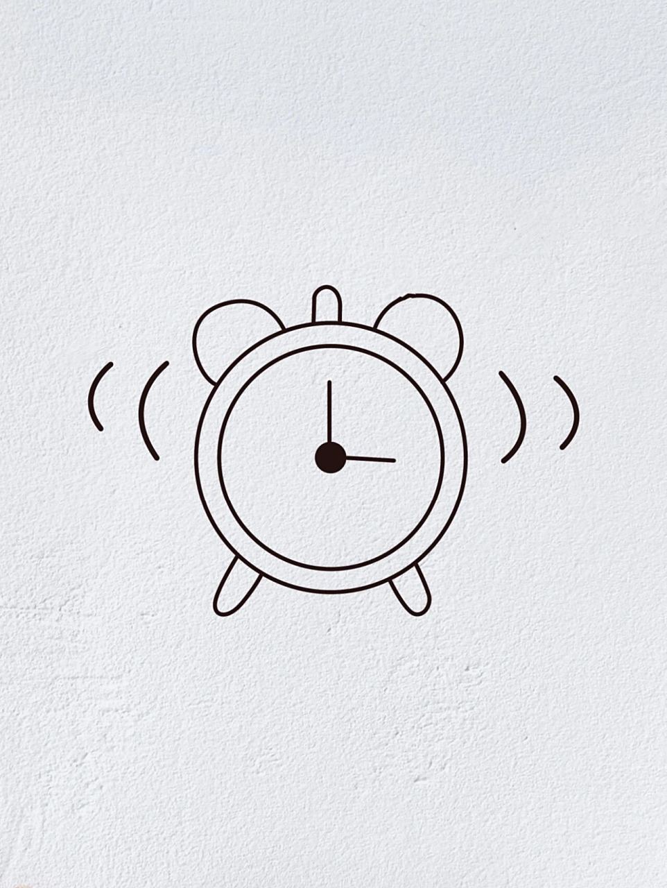 小闹钟简笔画(内附过程图)