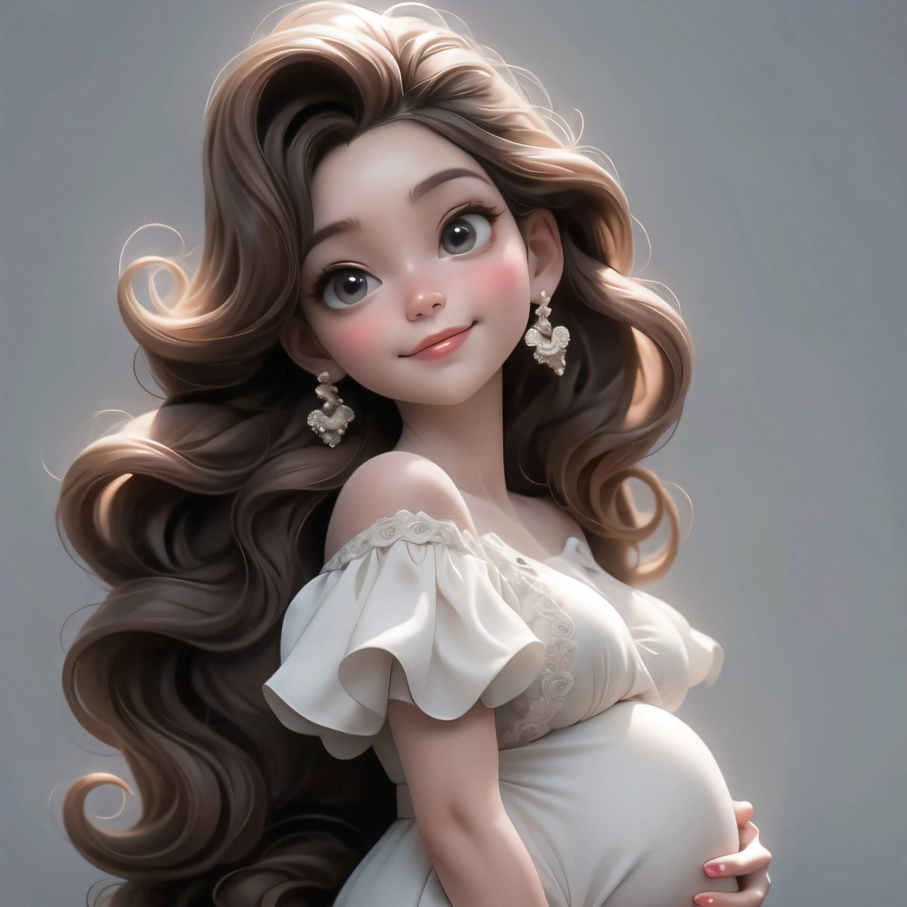 女生头像 孕妈妈的专属头像 #努力成为更好的自己# 怀孕的女生也可以