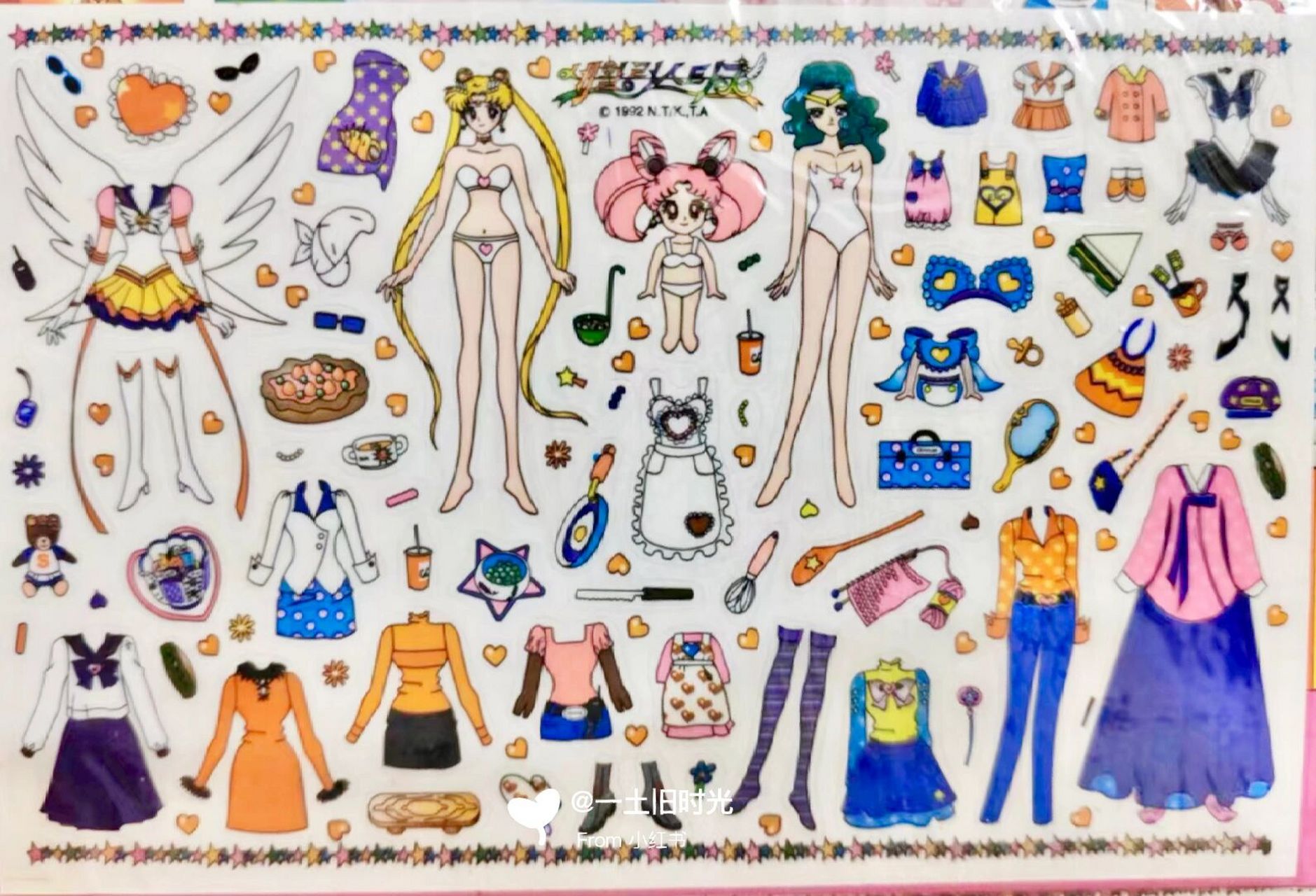 美少女换装贴纸,是你的心头好吗?