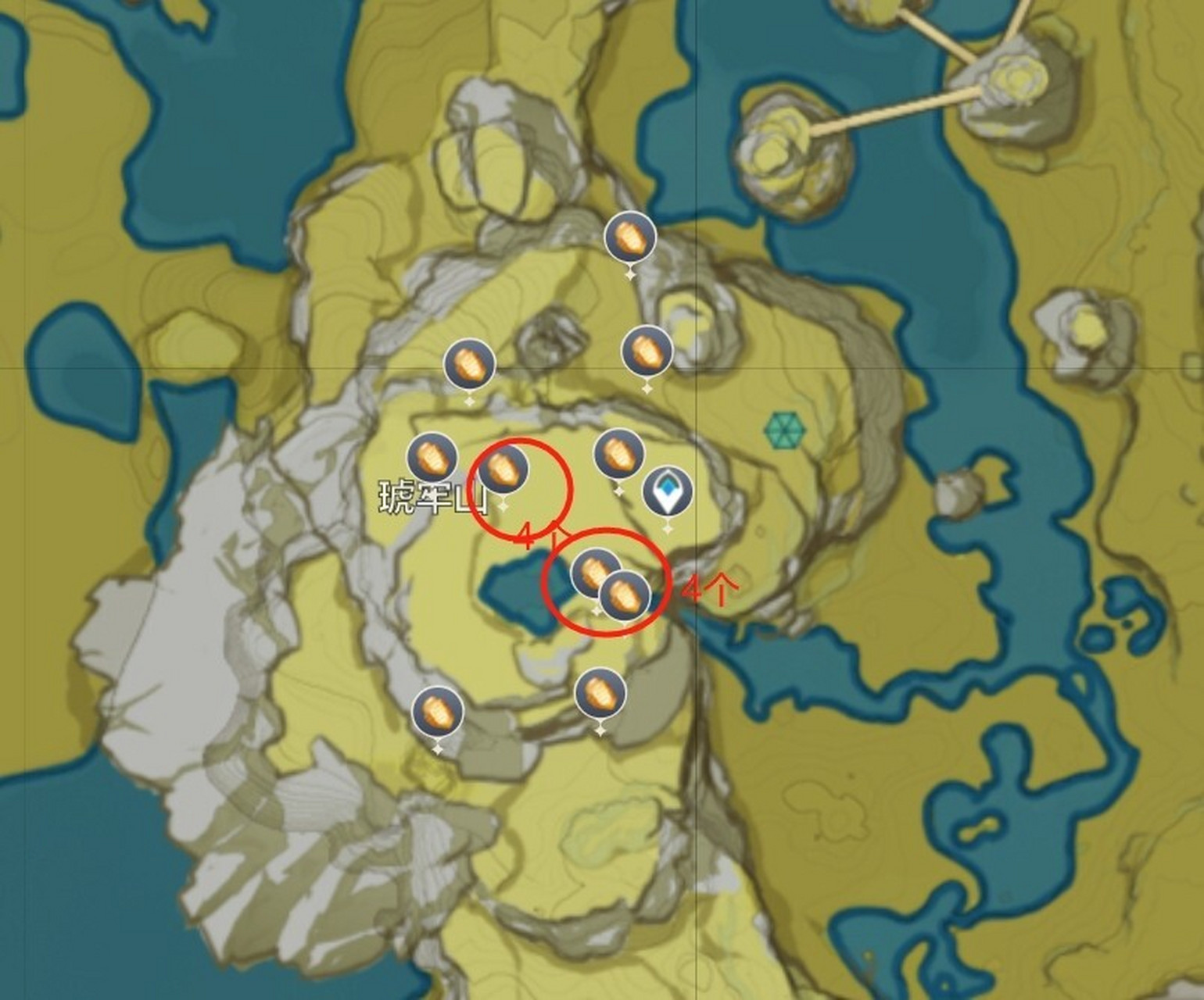 石珀首选琥牢山 一圈一圈走下去稳赚不亏 #原神