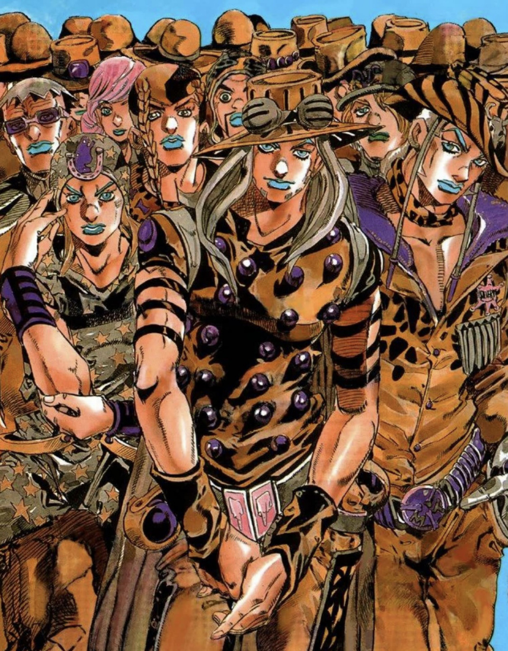 太喜欢jojo 7的画风了 细致又有力量感 随手一截都可以当壁纸的程度  