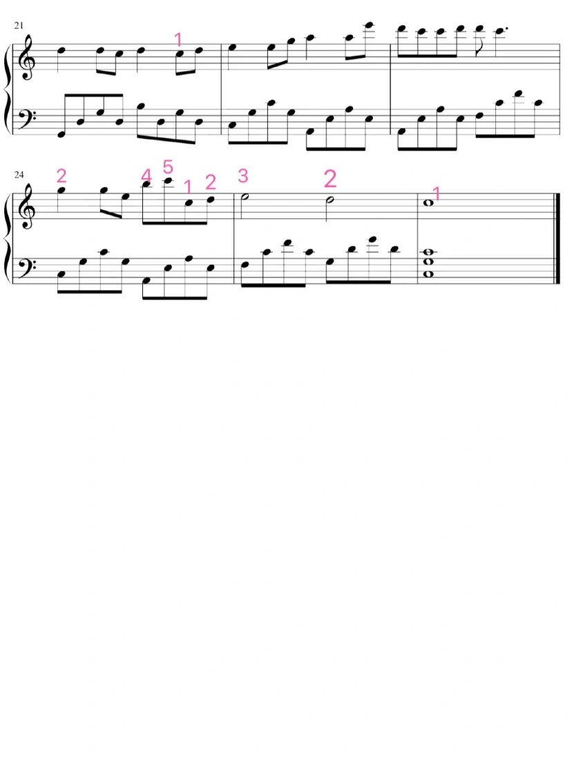 《菊花台》带指法 左手的和弦比较简单指法也单一,右手重复的地方没有