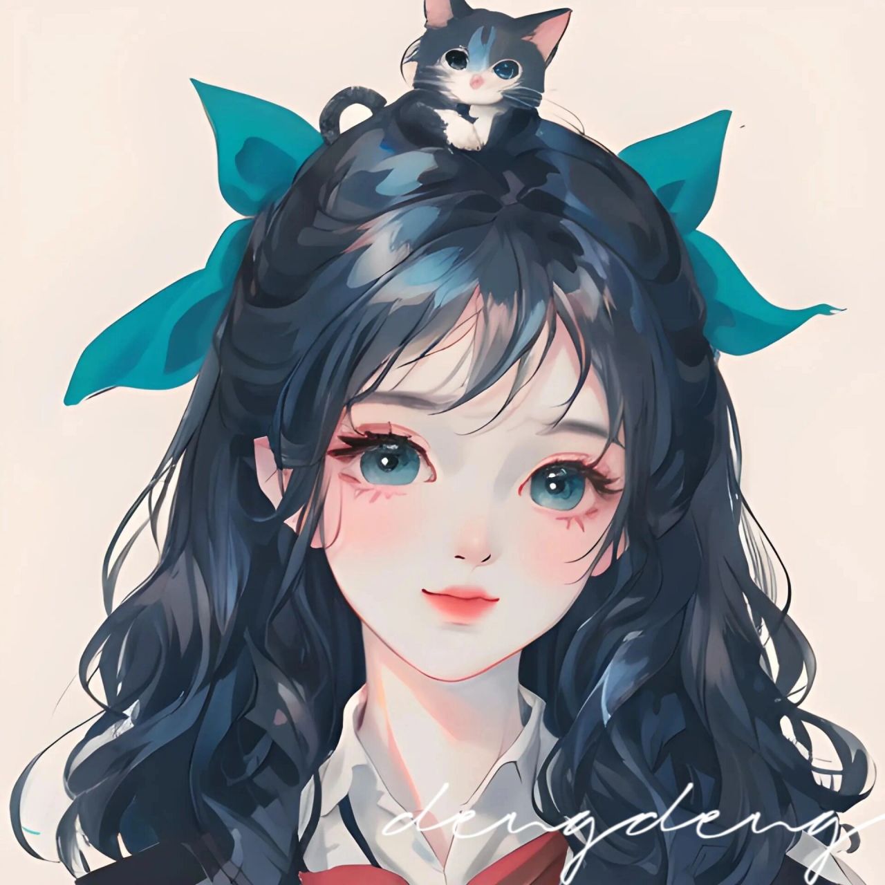 甜美可爱女生头像|日系简约风