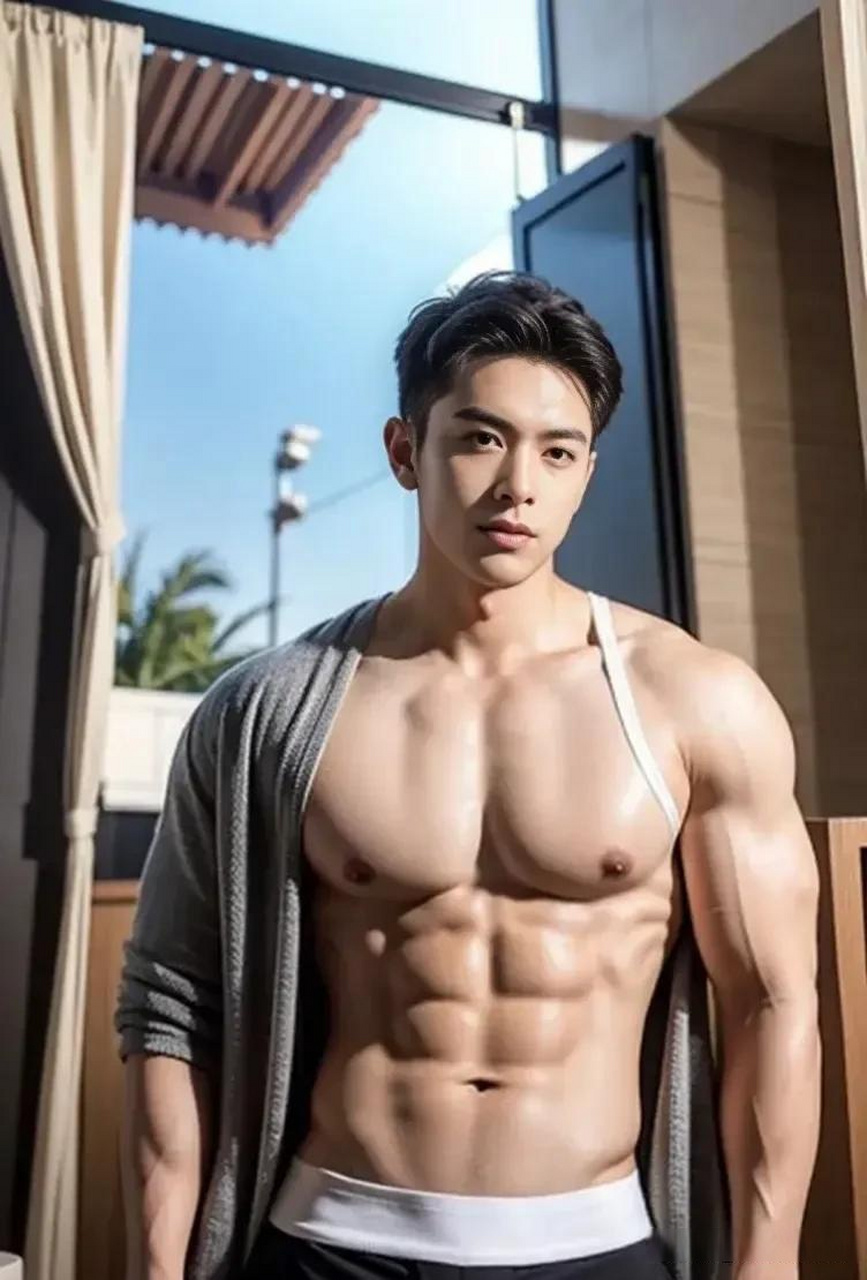 健身帅哥大赏 肌肉型男,他的 禁欲肌肉 带上肌肉男 男人健美欣屯