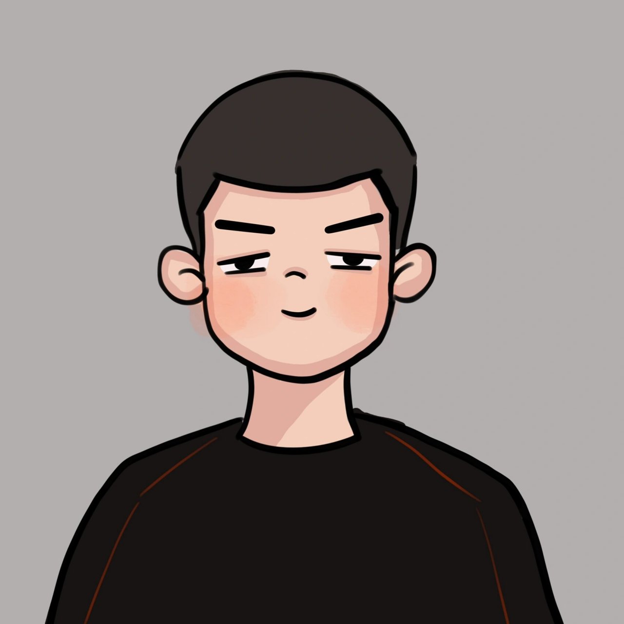 手绘卡通头像-男生版