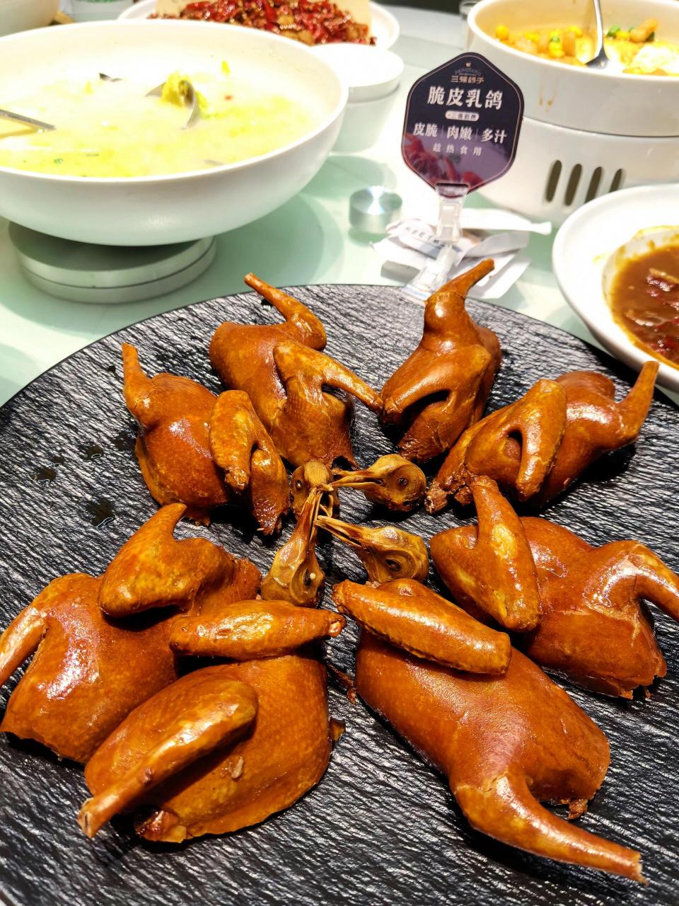 濮阳美食～三强鸽子 濮阳非物质文化遗产～三强鸽子 99脆皮乳鸽要趁