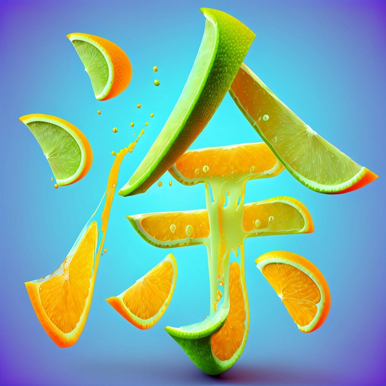 字体设计·涂·姓氏头像