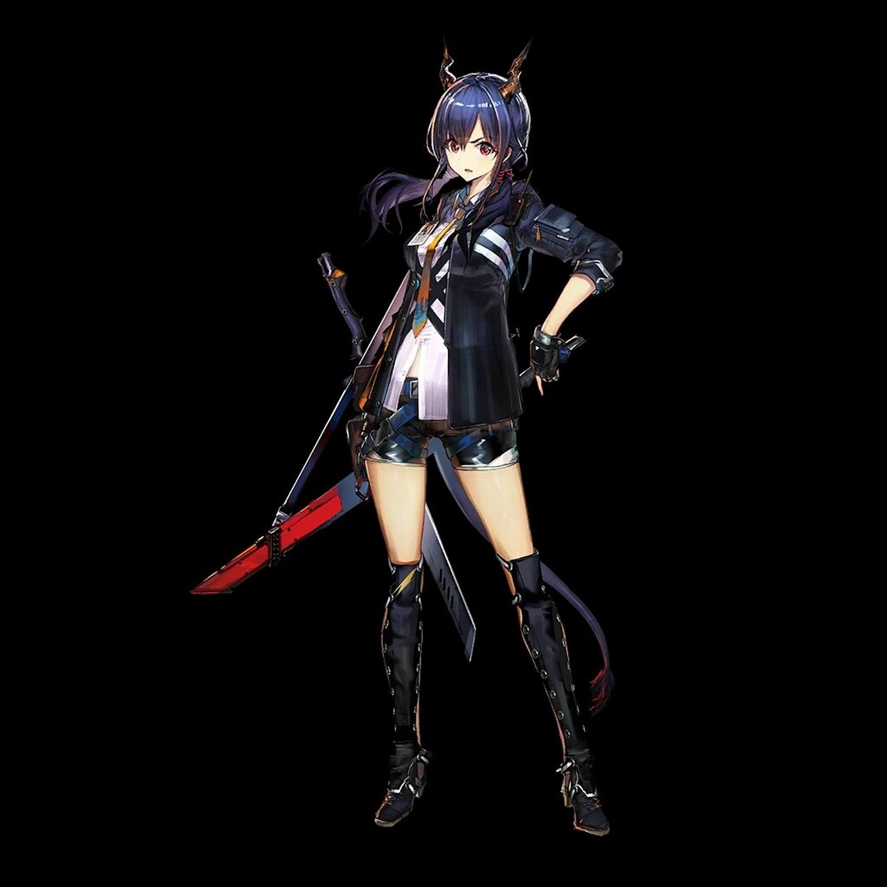 《明日方舟》立绘合集 w还是好看的,陈sir