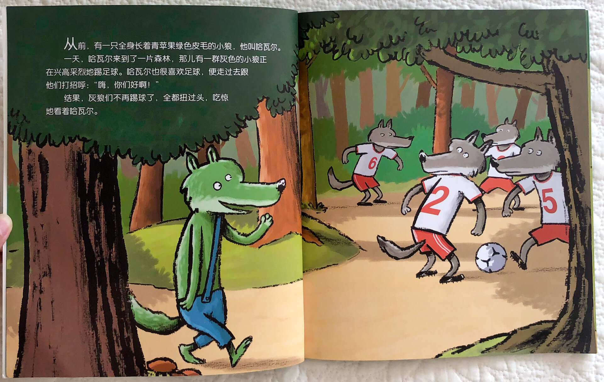 绘本推荐《小绿狼》|我的特征就是我