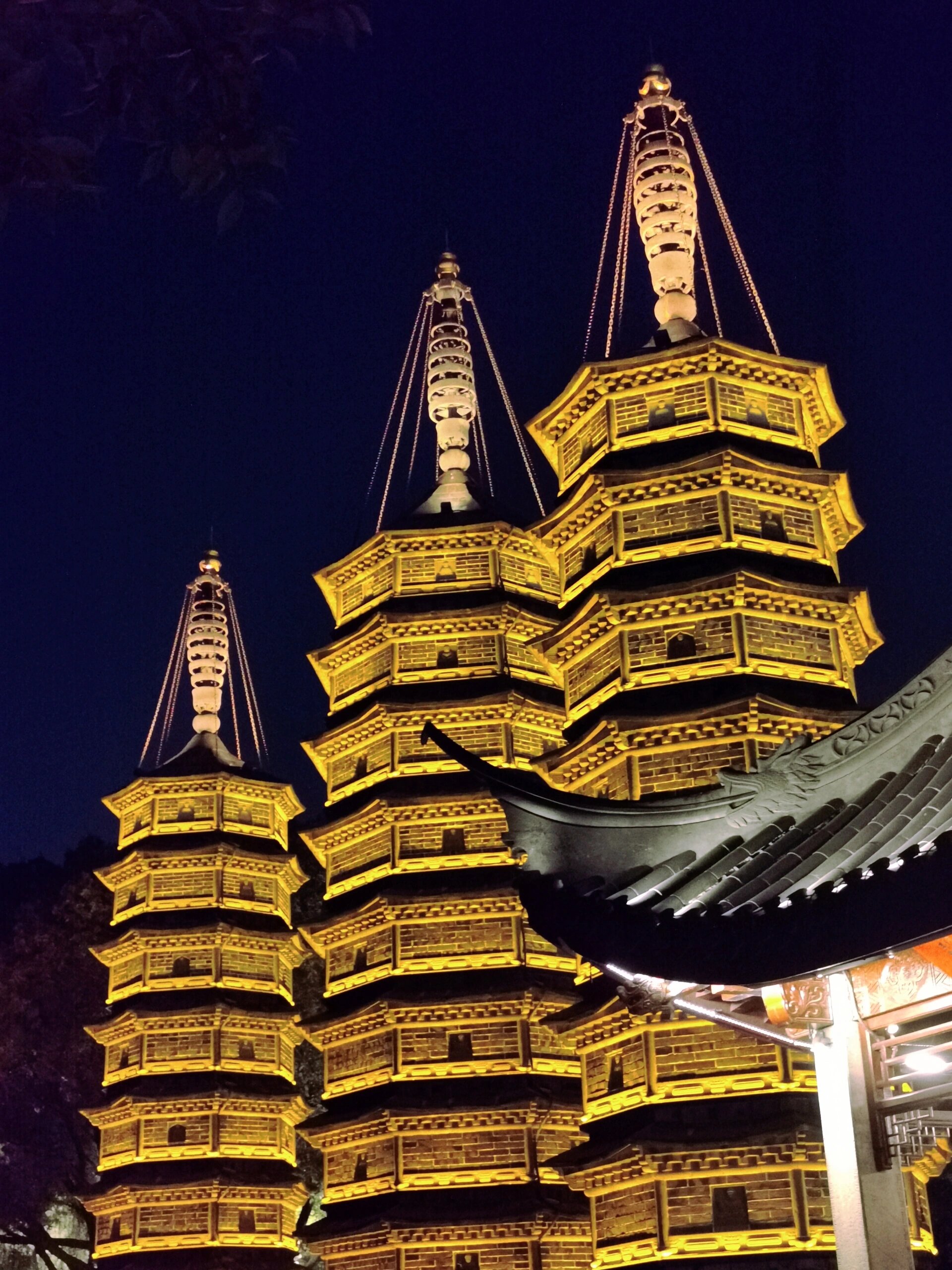 嘉兴三塔,夜景绝了!