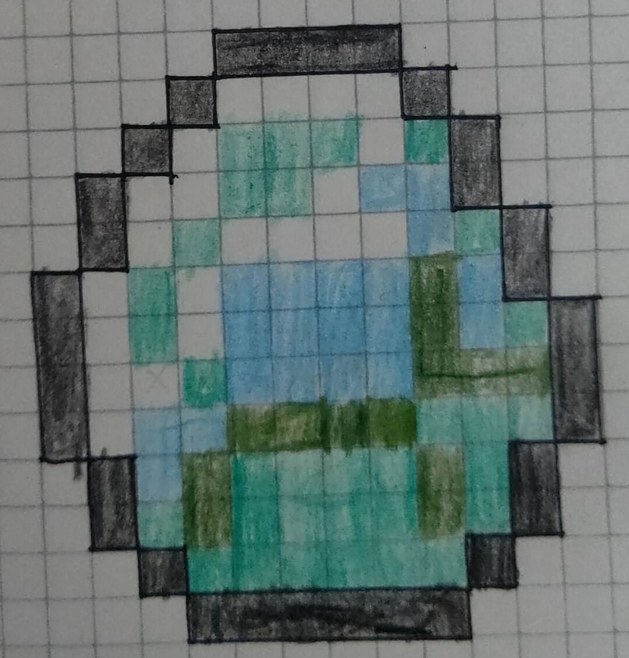 方格本绘画 【我的世界系列 】