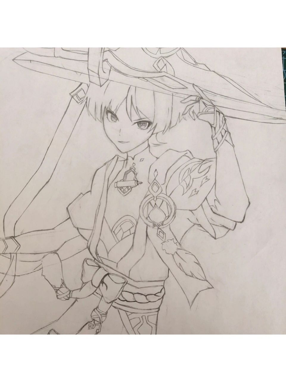 原神散兵绘画 今天散兵生日欸,散宝生日快乐!