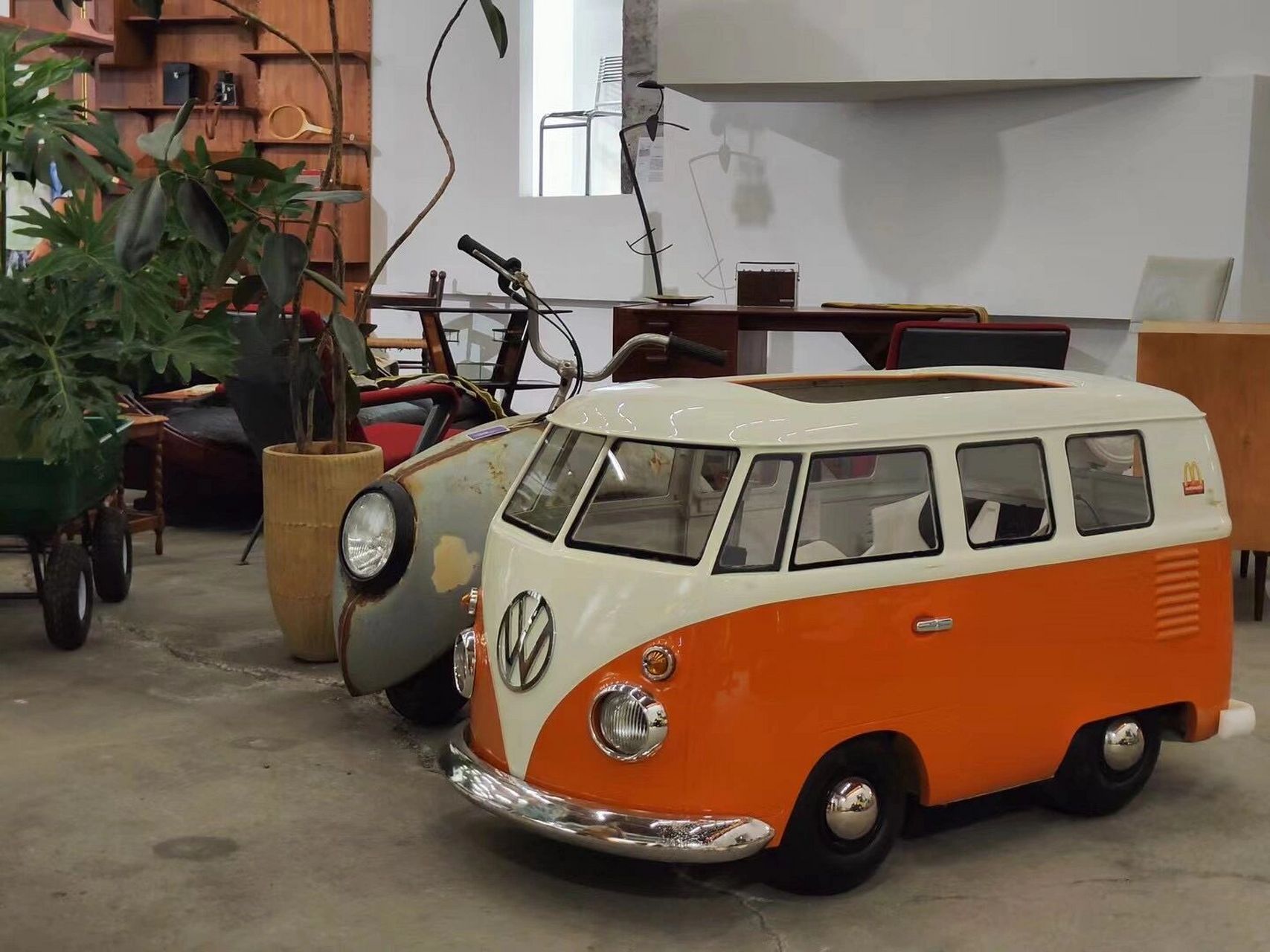 超可爱的大众t1面包车