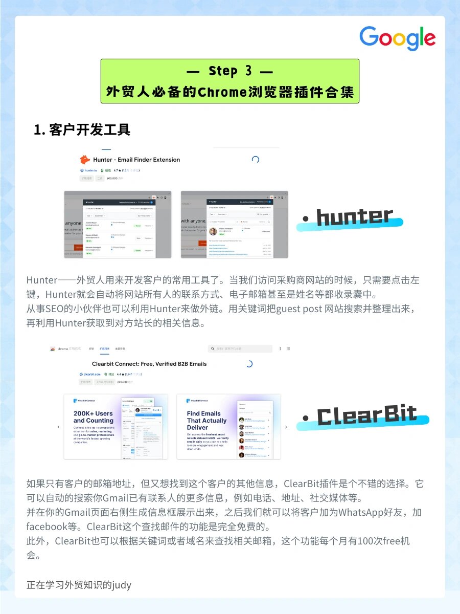 外贸人必备chrome浏览器插件分享