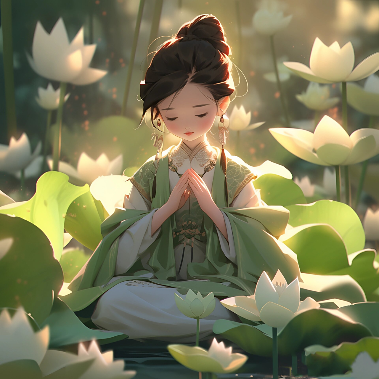 佛系头像|静心禅悟 #头像# #佛系头像# #好看的女生头像# #微信头像