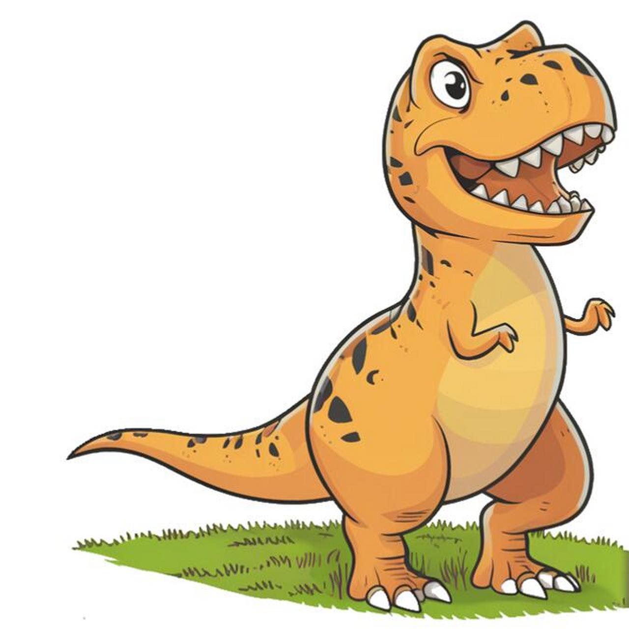 🎨 我们的主角是——超级可爱的卡通恐龙2!