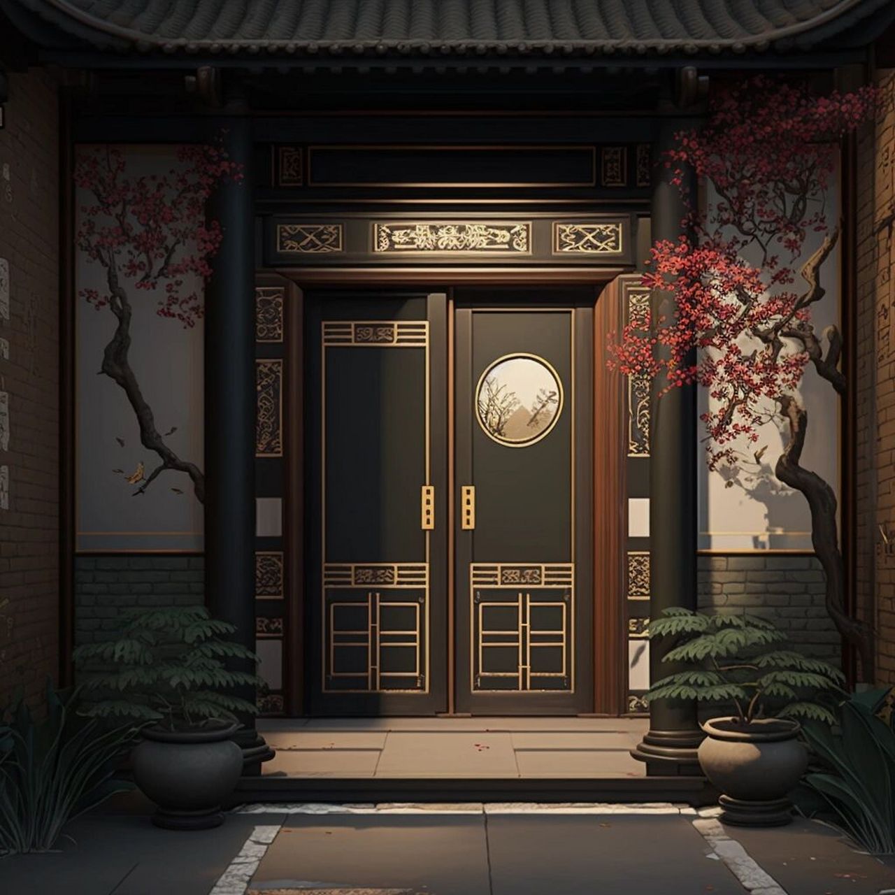 四款很有古韵的新中式庭院入户门,你喜欢吗 今天给友友们带来四款很有