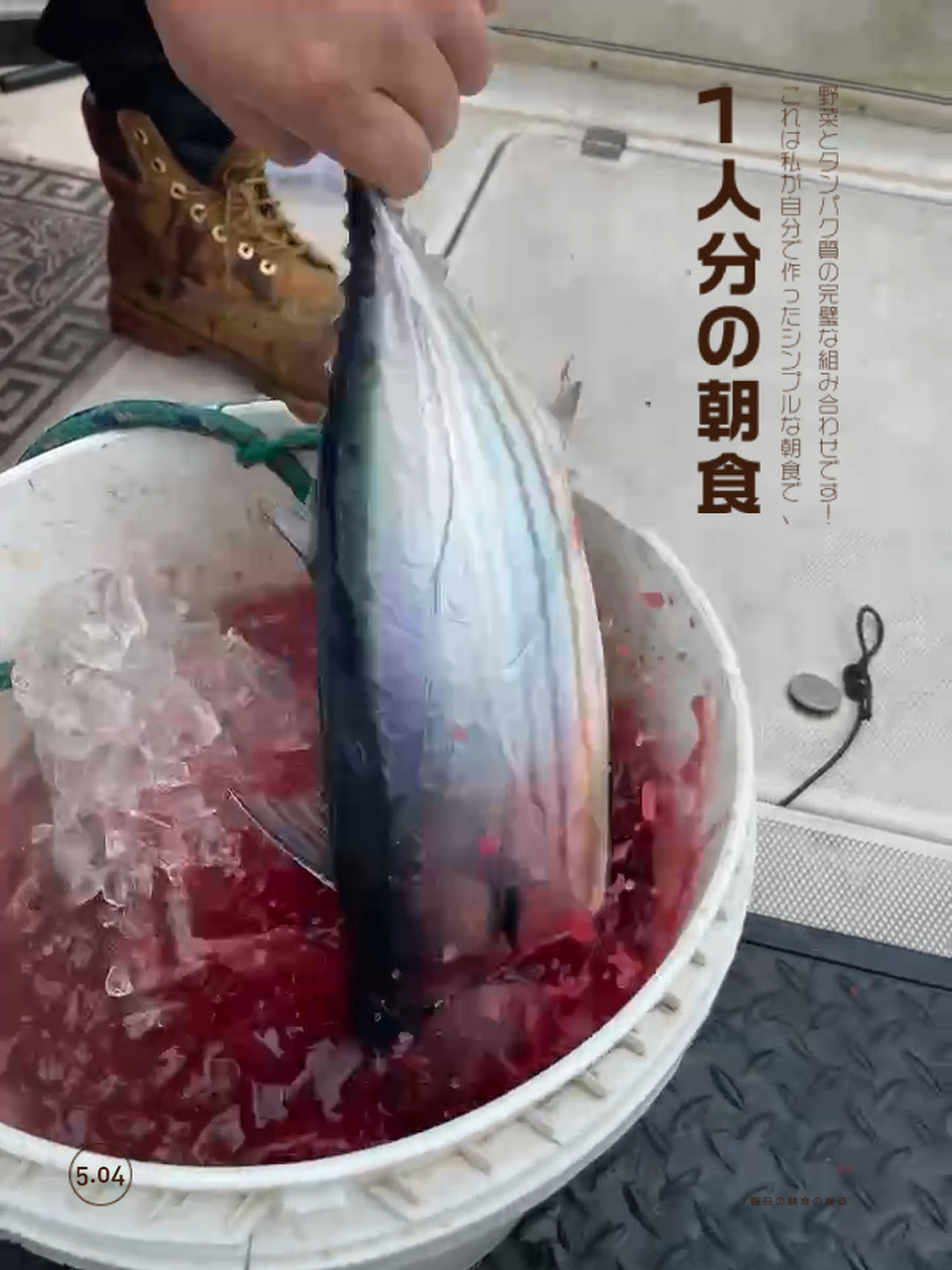 刚钓上的烟仔这样处理,刺身口感一级棒! 海钓烟仔鱼